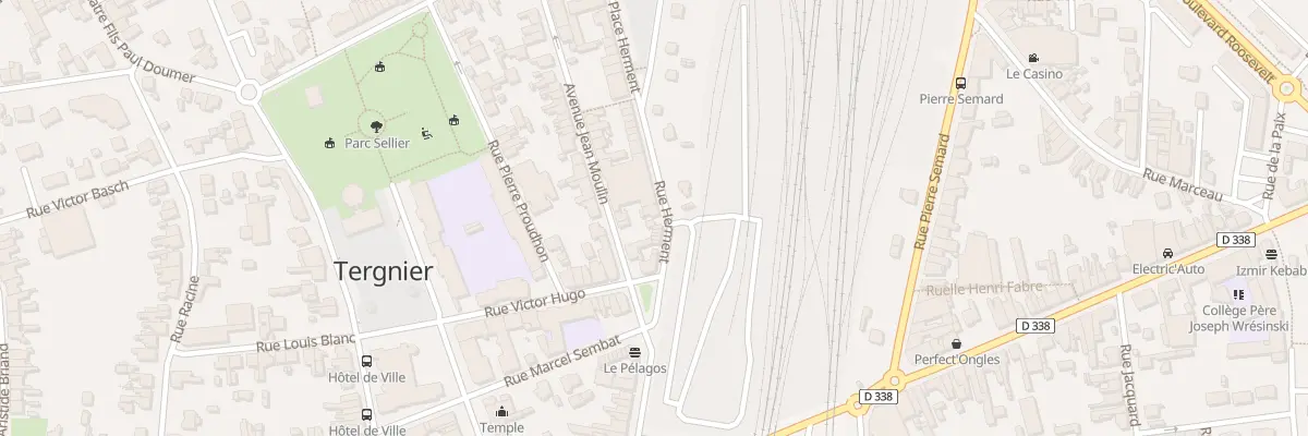 Plan du 3 Rue Herment à Tergnier