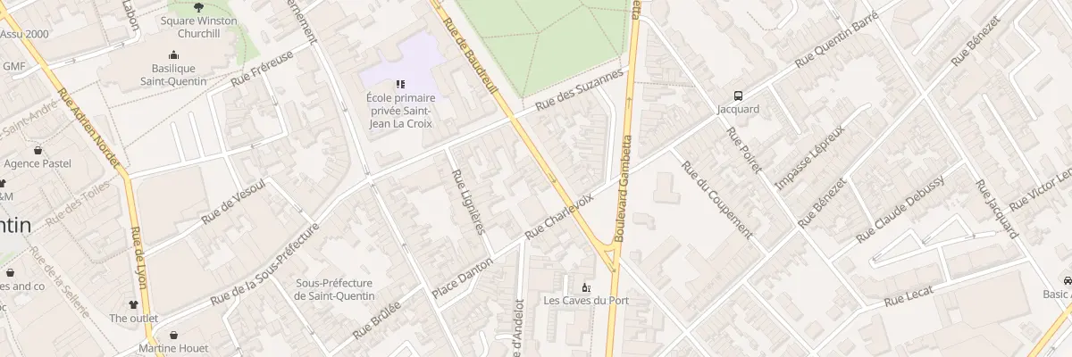 Plan du 126 Rue de Baudreuil à Saint-Quentin