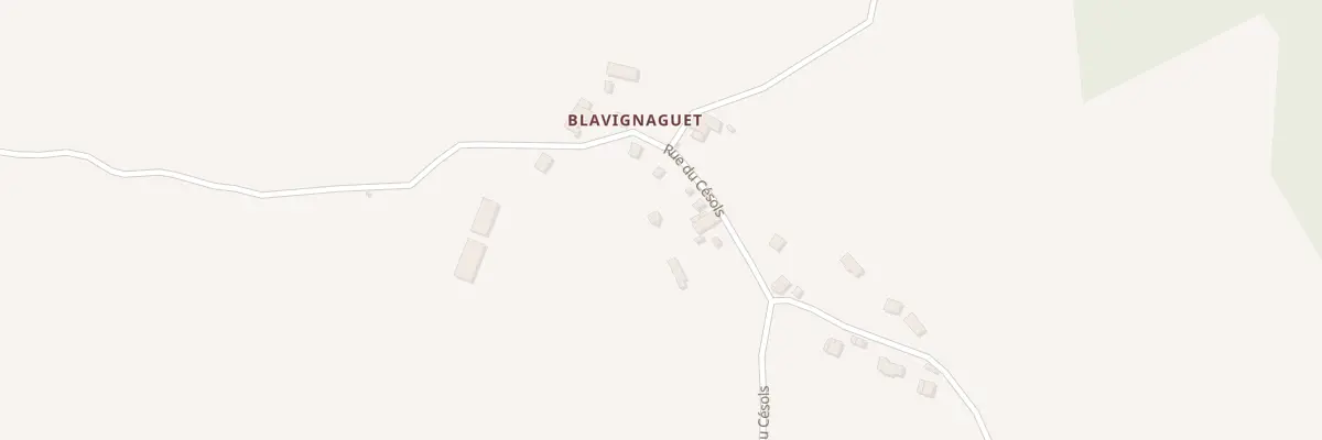 Plan du 5035 Blavignaguet à Blavignac