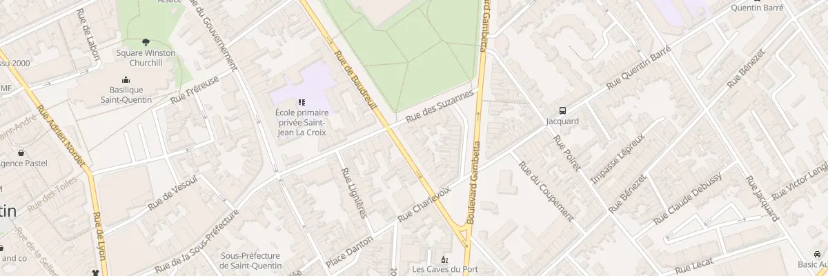 Plan du 3 Rue de Baudreuil à Saint-Quentin