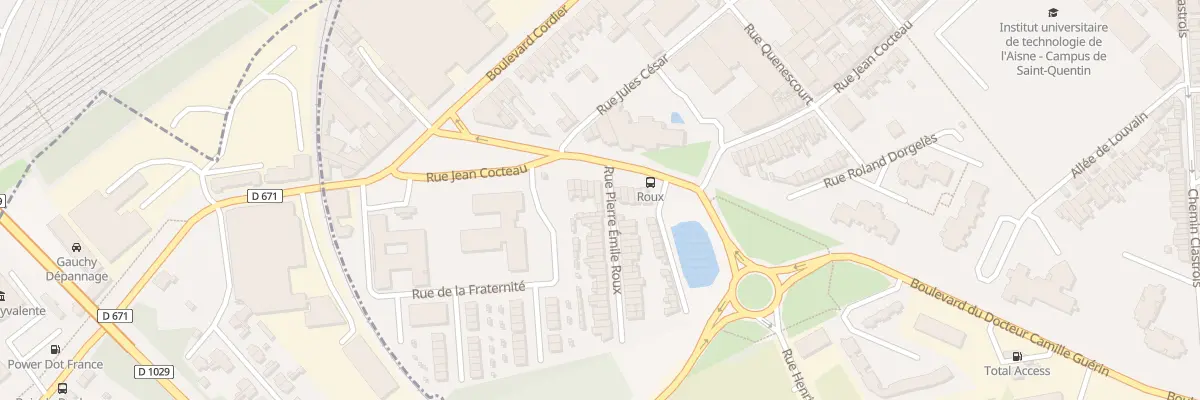 Plan du 91 Rue Jean Cocteau à Saint-Quentin