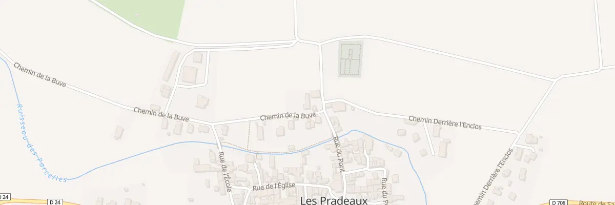 Plan du 4 Che de la Buve aux Pradeaux