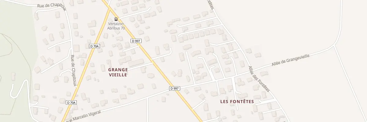 Plan du 3B All de Grange Vieille à Vertaizon