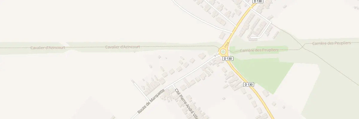 Plan du 6 Rte de Marquette à Abscon