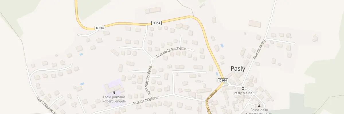 Plan du 2 Rue de la Rochette à Pasly