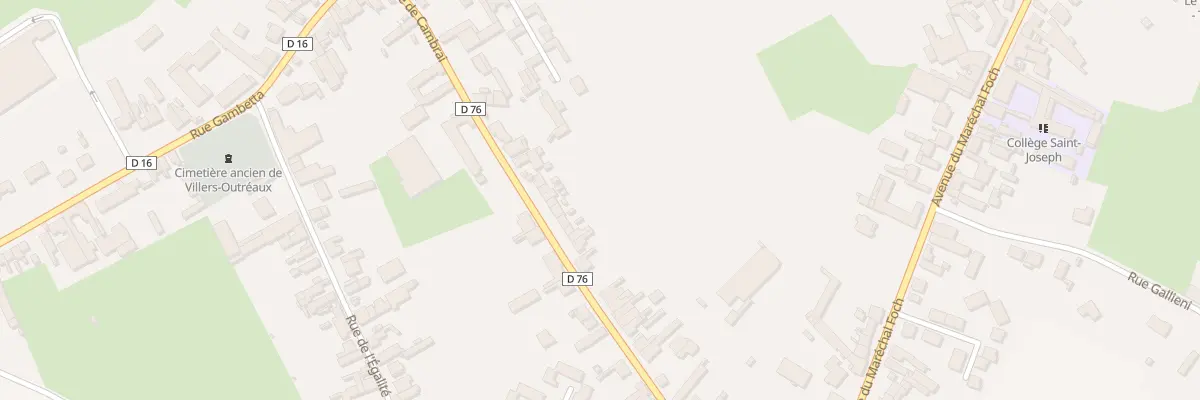 Plan du 35 Rue de Cambrai à Villers-Outréaux