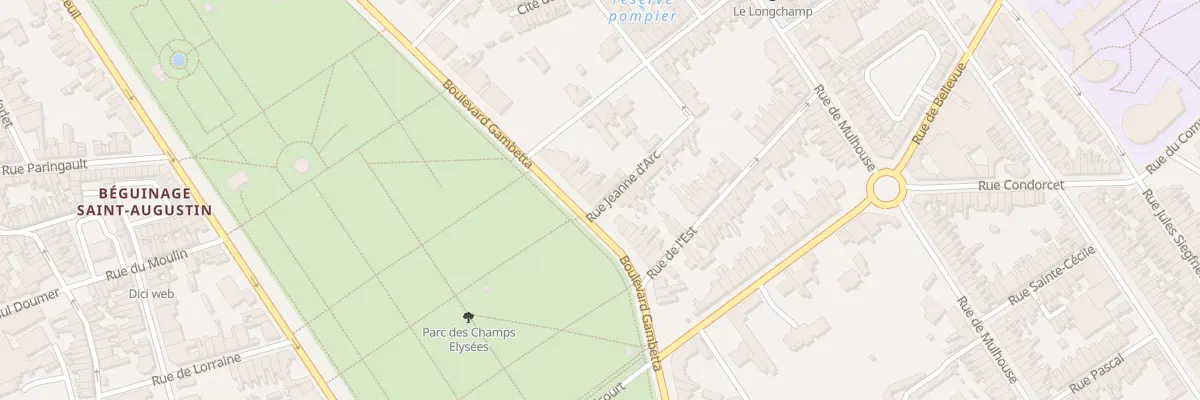 Plan du 126 Bd Gambetta à Saint-Quentin