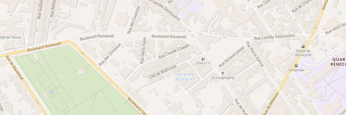 Plan du 26 Rue Claude Chappe à Saint-Quentin