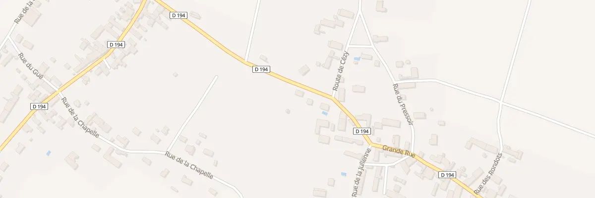Plan du 2 Gr Grande Rue à La Celle-Saint-Cyr