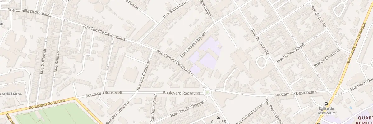 Plan du 101 Rue Camille Desmoulins à Saint-Quentin