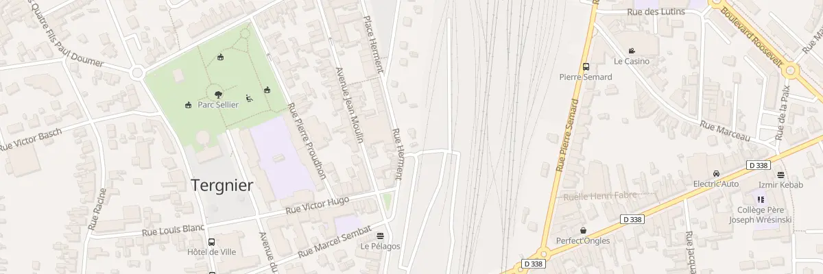Plan du 2 Rue Herment à Tergnier