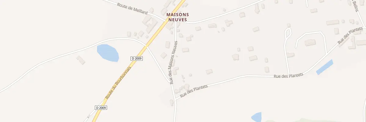 Plan du 9 Rue des Maisons Neuves à Monétay-sur-Allier