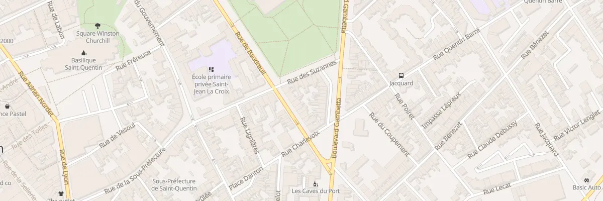 Plan du 5 Rue de Baudreuil à Saint-Quentin