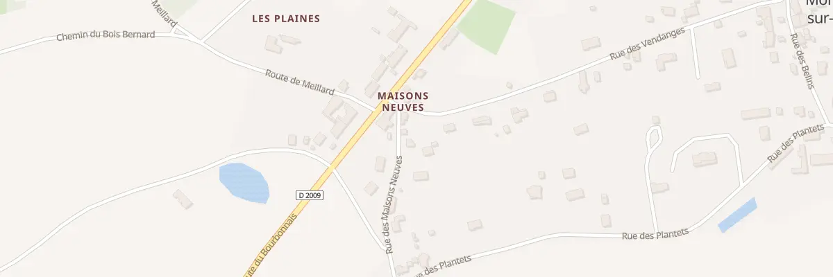 Plan du 3 Rue des Maisons Neuves à Monétay-sur-Allier