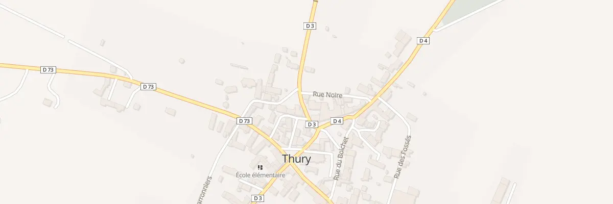 Plan du 6 Rue de la Garenne à Thury