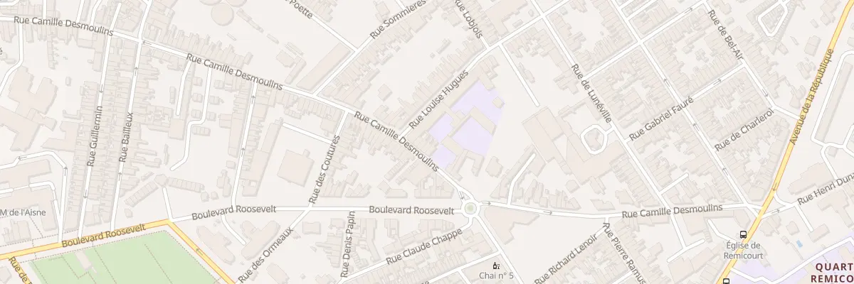 Plan du 103 Rue Camille Desmoulins à Saint-Quentin