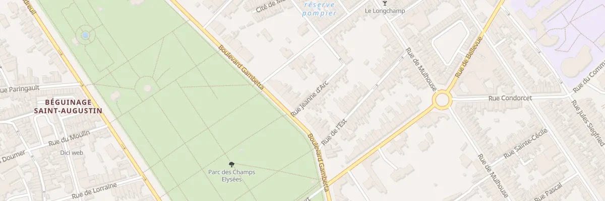 Plan du 3 Rue Jeanne d’Arc à Saint-Quentin