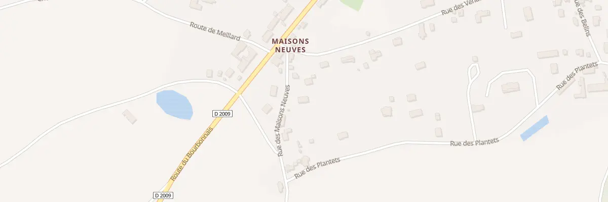 Plan du 7 Rue des Maisons Neuves à Monétay-sur-Allier