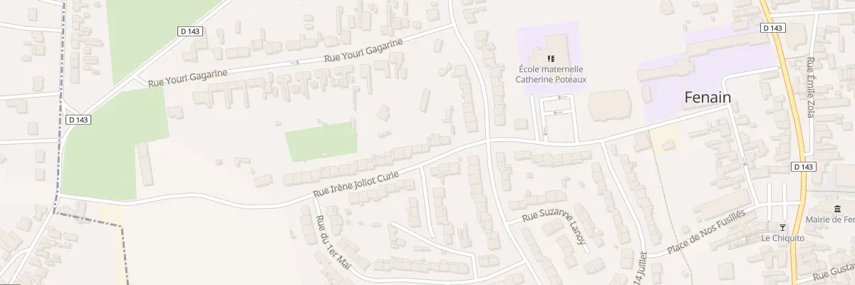 Plan du 20 Rue Irene Joliot Curie à Fenain