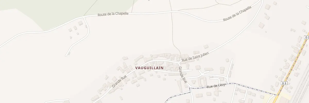 Plan du 24 Rue de Cezy Vauguillain à Saint-Julien-du-Sault