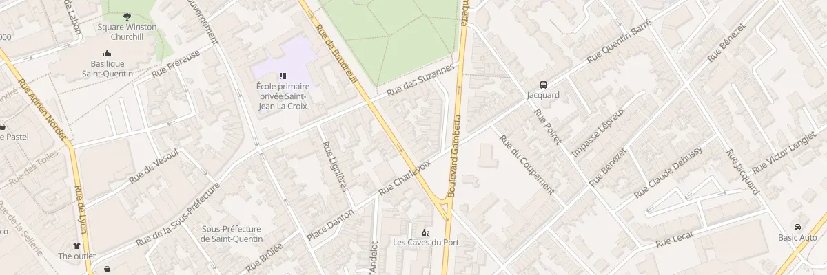 Plan du 11 Rue de Baudreuil à Saint-Quentin