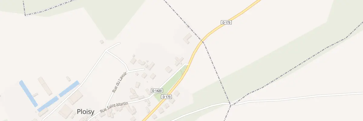 Plan du 22 Rue Saint Martin à Ploisy