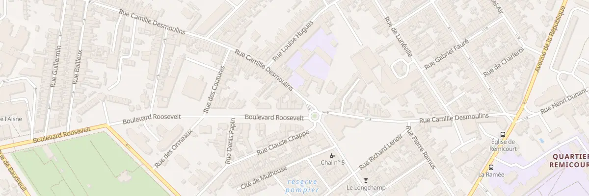Plan du 120 Rue Camille Desmoulins à Saint-Quentin