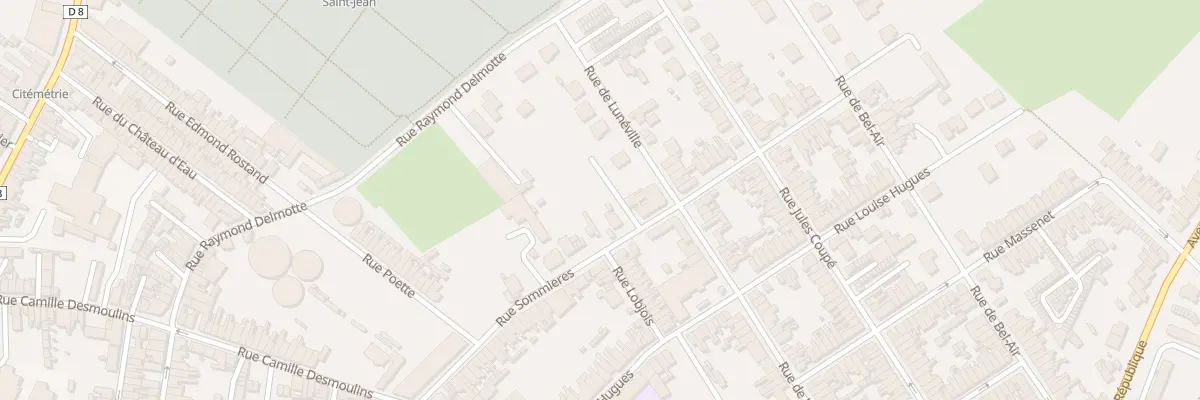 Plan du 15 Rue Sommières à Saint-Quentin