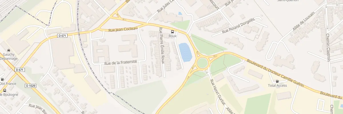 Plan du 15 Rue Pierre Emile Roux à Saint-Quentin
