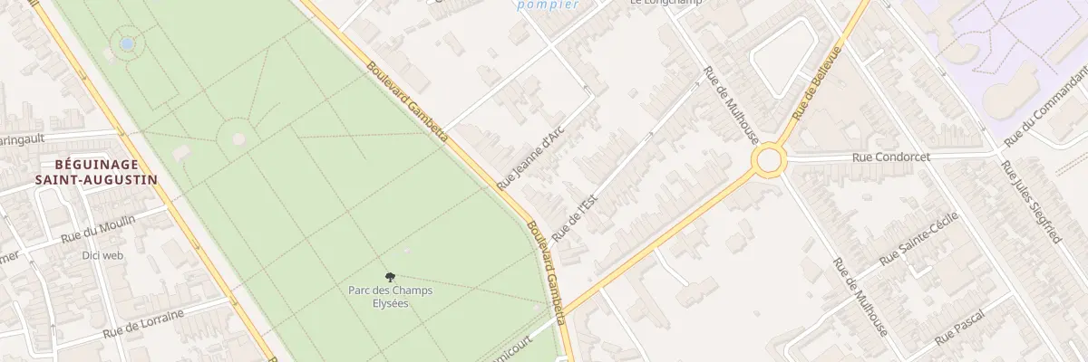 Plan du 2 Rue Jeanne d’Arc à Saint-Quentin