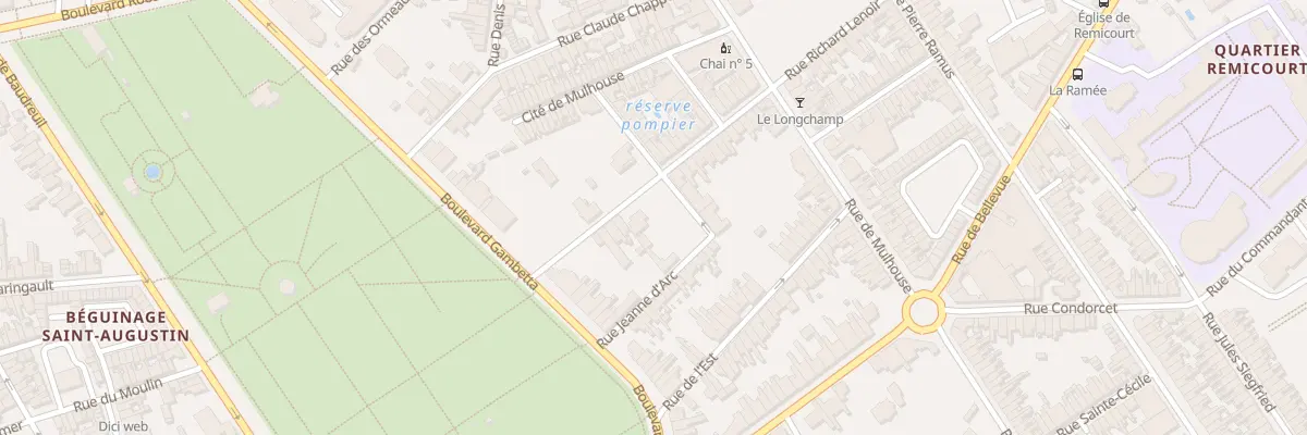 Plan du 8 Rue Richard Lenoir à Saint-Quentin