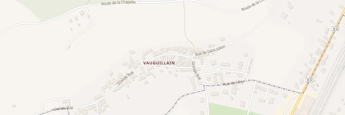 Plan du 15 Rue de Cezy Vauguillain à Saint-Julien-du-Sault