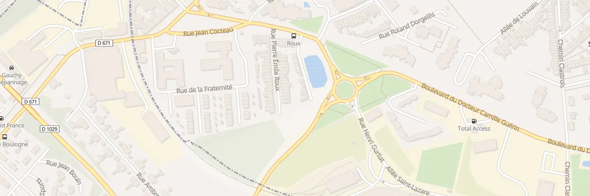 Plan du 27 Rue Pierre Emile Roux à Saint-Quentin