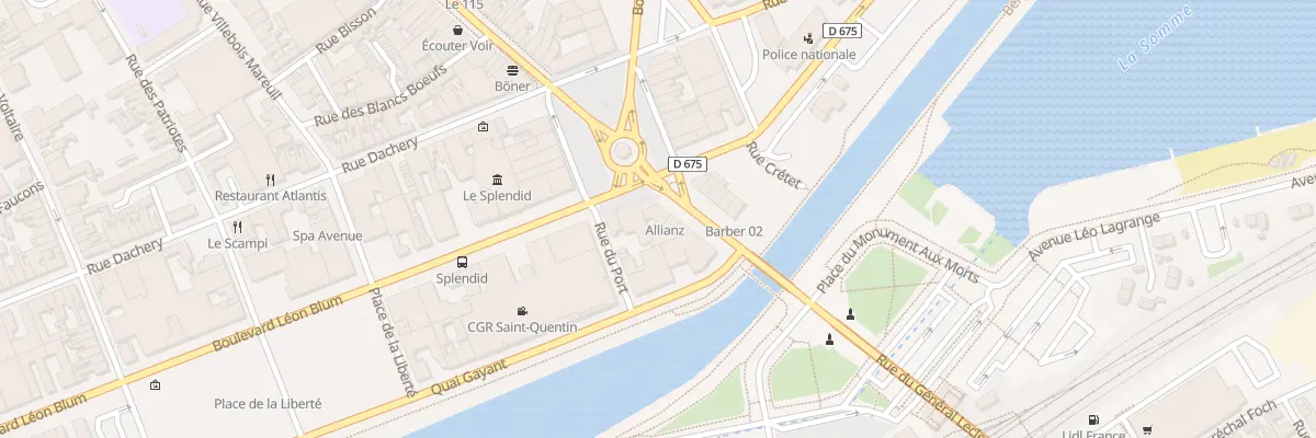 Plan du 4 Rue du Général Leclerc à Saint-Quentin