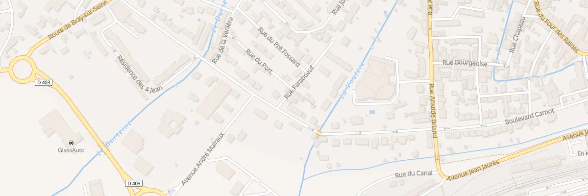 Plan du 2 Rue Faraboeuf à Provins