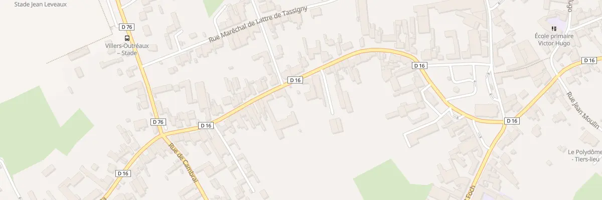Plan du 29 Rue Gambetta à Villers-Outréaux
