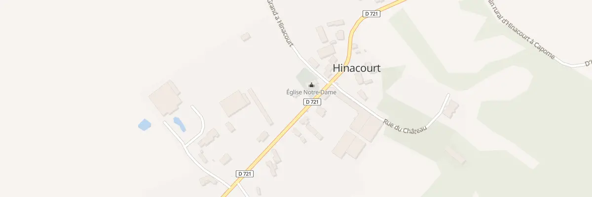 Plan du 12 Gr Grande Rue à Hinacourt