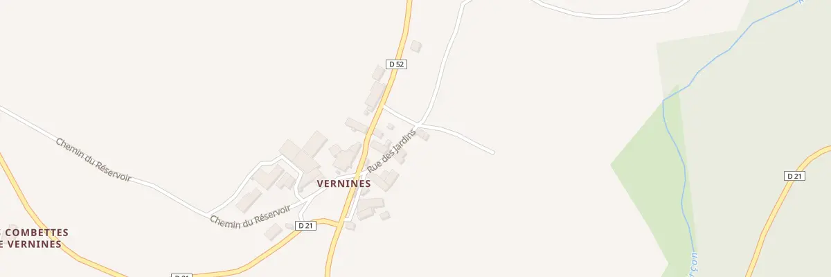 Plan du 5063 Vernines à Ally