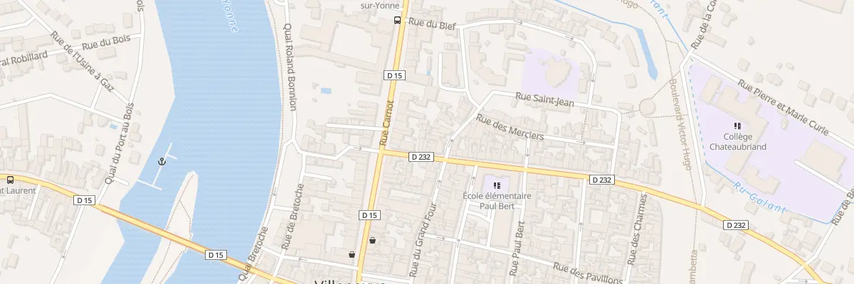 Plan du 9 Rue de Valprofonde à Villeneuve-sur-Yonne