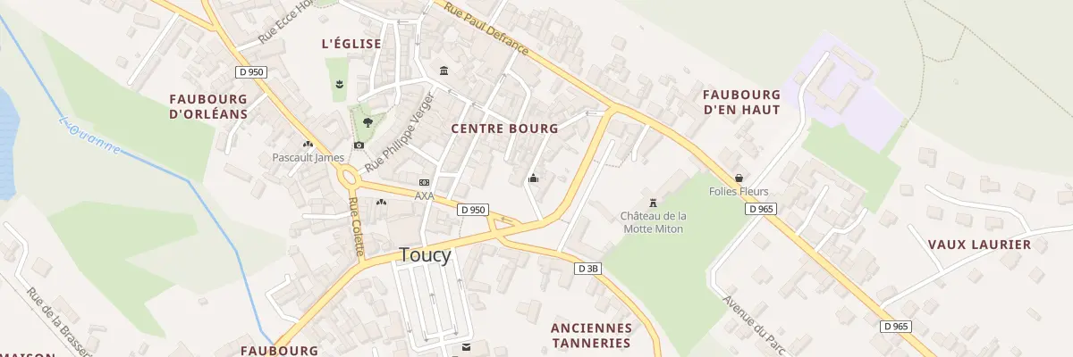 Plan du 4 Rue du Miton à Toucy