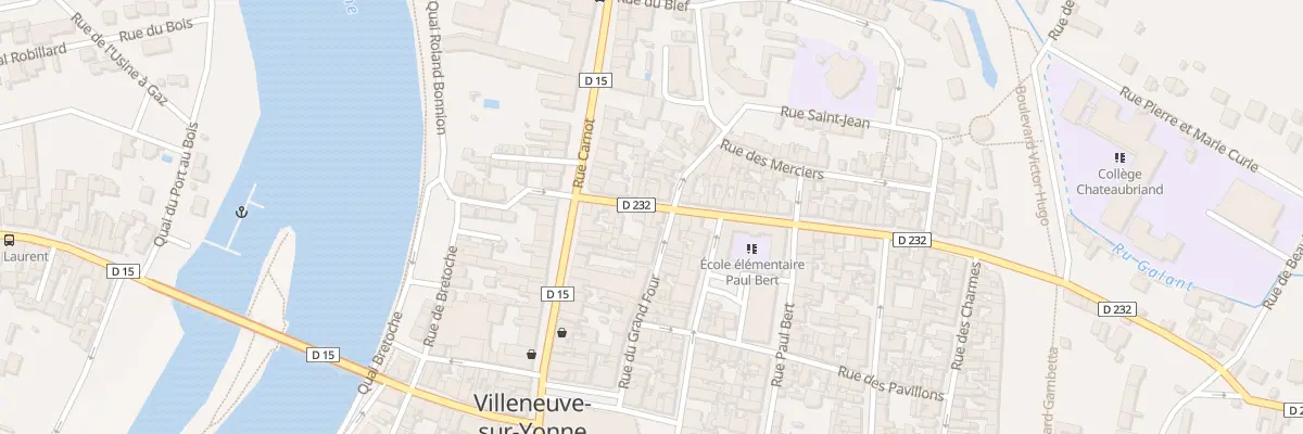 Plan du 10 Rue de Valprofonde à Villeneuve-sur-Yonne