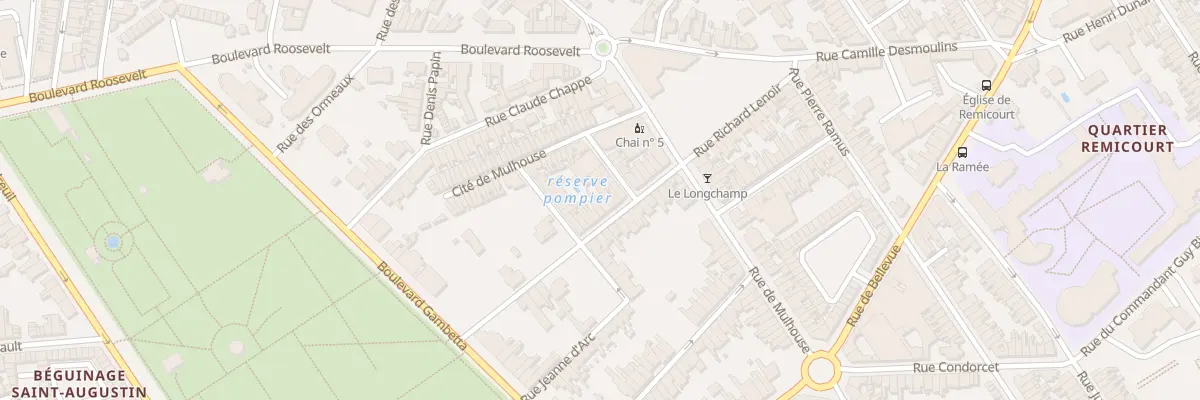 Plan du 11 Rue Richard Lenoir à Saint-Quentin