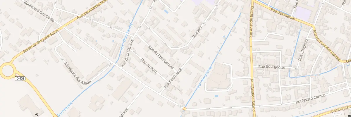 Plan du 9 Rue du Pré Fossard à Provins