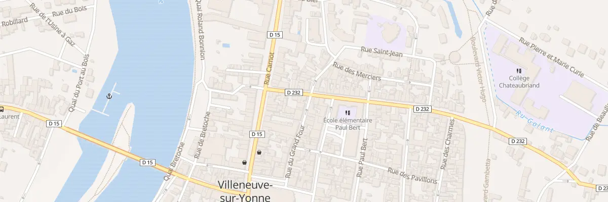 Plan du 12 Rue de Valprofonde à Villeneuve-sur-Yonne