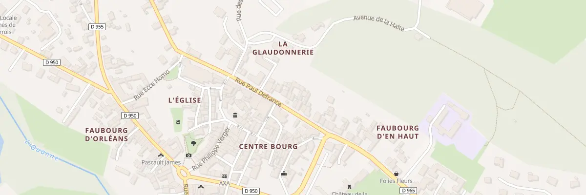 Plan du 20 Rue Paul Defrance à Toucy