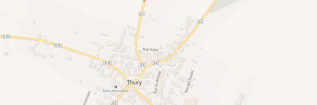Plan du 3 Rue Noire à Thury