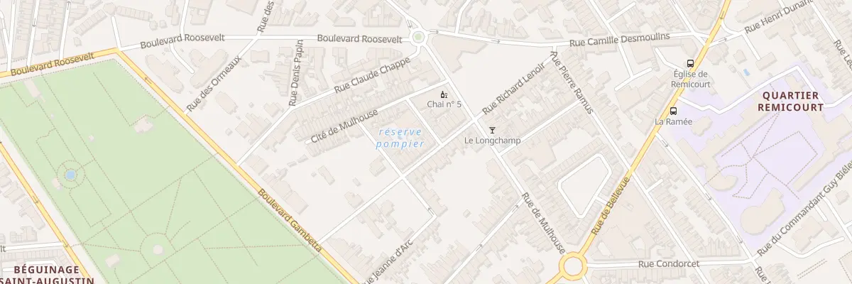 Plan du 15 Rue Richard Lenoir à Saint-Quentin