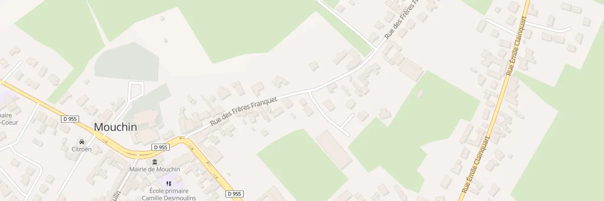 Plan du 26 Rue des Freres Franquet à Mouchin