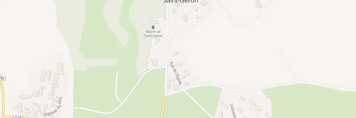 Plan du 5004 Le Bourg à Saint-Géron