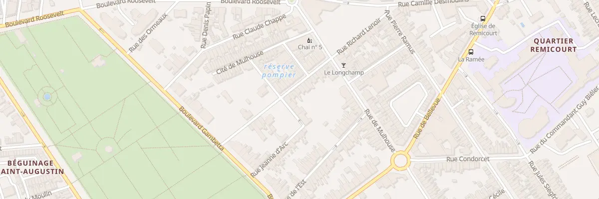 Plan du 16 Rue Richard Lenoir à Saint-Quentin